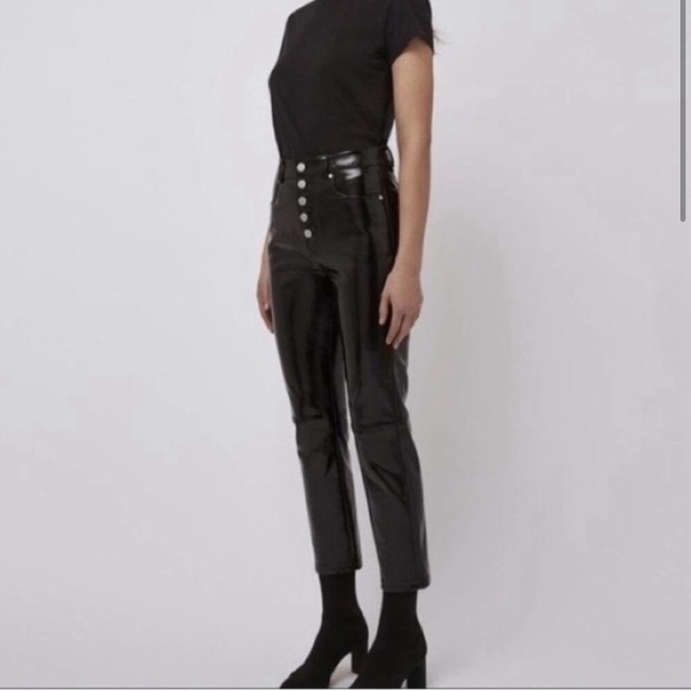 BLDWN Patent REAL Leather Pants